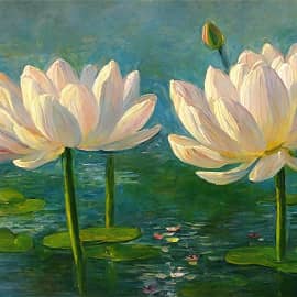 Серия работ "Лотосы"