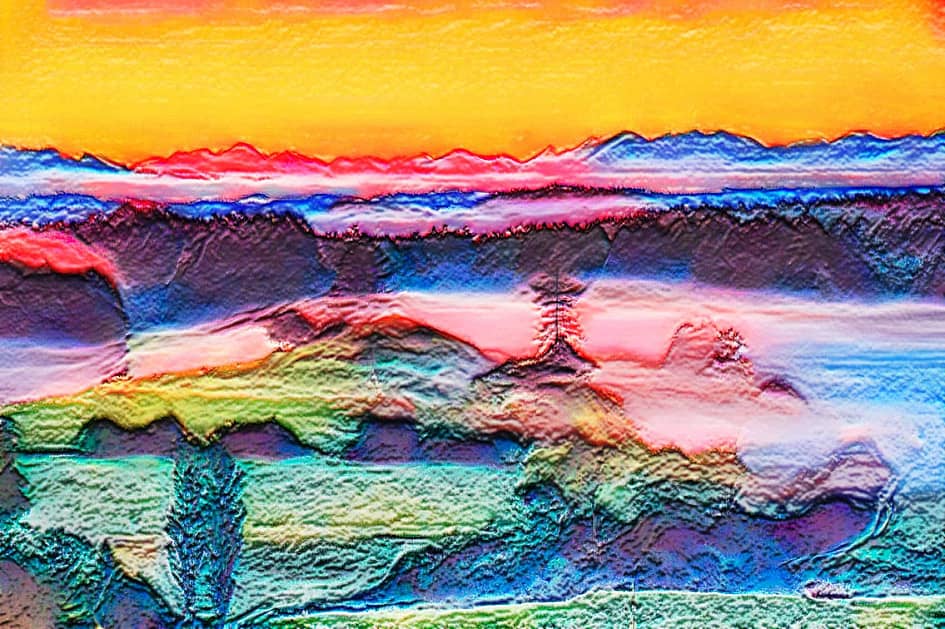 Стелется туман.