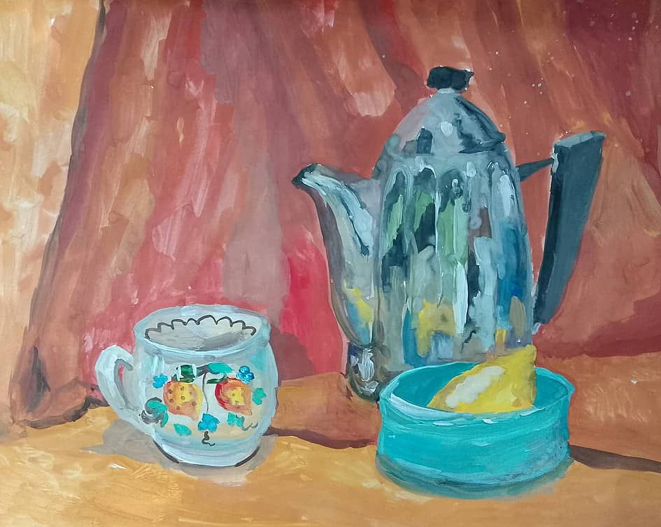 Натюрморт с лимоном