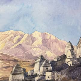 Даргавс в лучах солнца