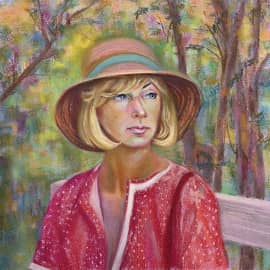Портрет женщины в шляпе