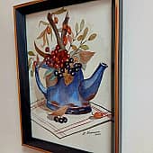 Чайники с букетами (2), художник Natalya Moskalenko