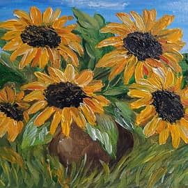 подсолнухи