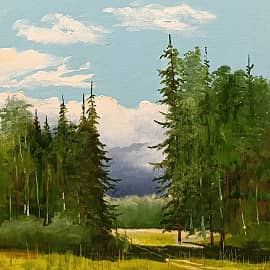 Этюд из цикла "Лето в Боярах"