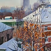 Крыши нашего двора. Зимнее