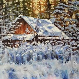 Последние снегопады весны по мотивам А. Савченко