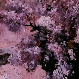 Сиреневая весна на окне