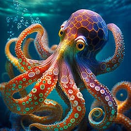 Задумчивый осьминог