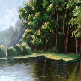 Лесное озеро