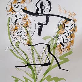 Ложь (из серии "Образы эмоций и грехов")