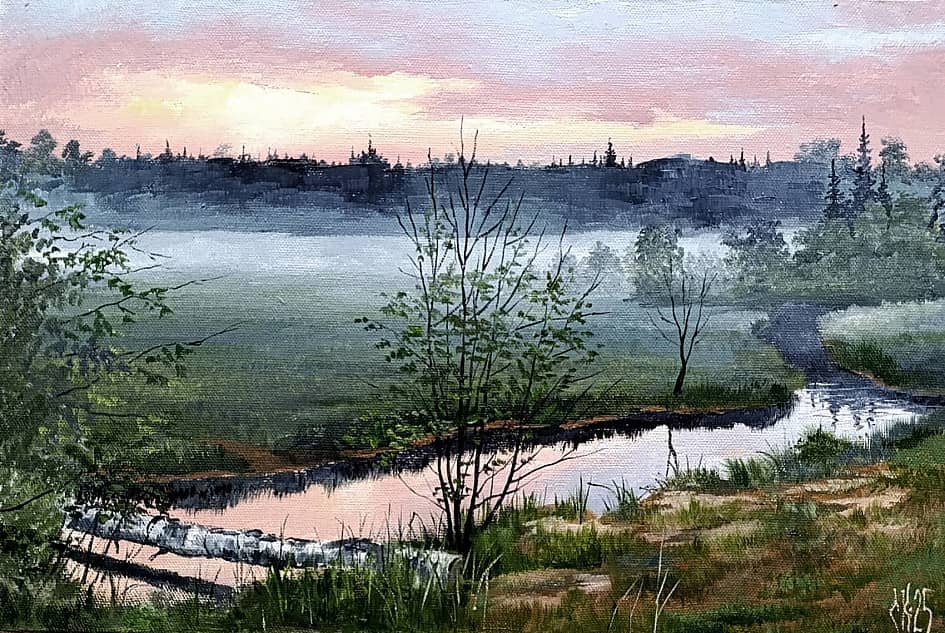 На зорьке...