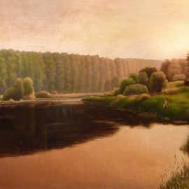 Пруд близ села Грязное Липецкой области