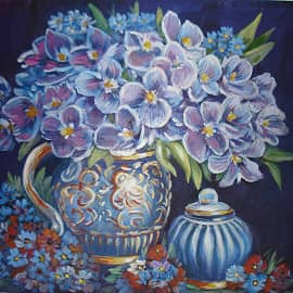 Фиолетовый букет.