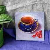 Чай с барбарисками (1), художник Миляуша