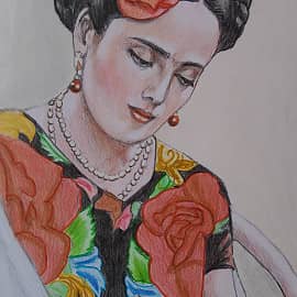 Портрет С. Хайек в роли Ф. Кало,