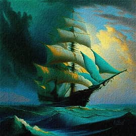 Морской пейзаж 6