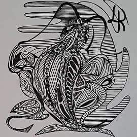 Усатый полосатый