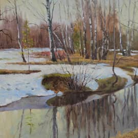 Вздохнула с облегчением Освобождённая вода. Весенний вечер