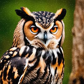 Красивая сова