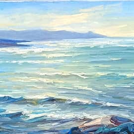 Солнечный день. Тихое море. Пленэр ZhNataly