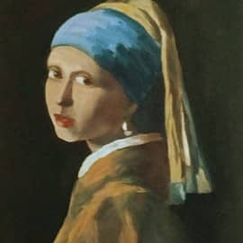 Вермеер "Девушка с жемчужной сережкой" (копия(