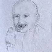 Сын в детстве младший (1), художник Наталия