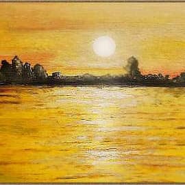 Вечернее солнце