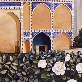 Фрагмент панно в загородном доме