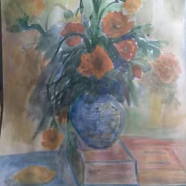 Букет на подставке