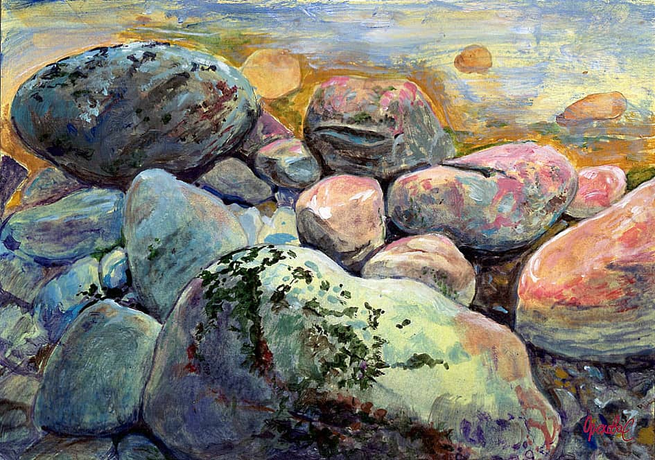 Этюд. Камни
