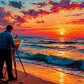 Жил был художник один.