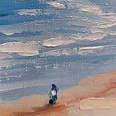 Вдоль берега (1), художник Виктория Мисюряева