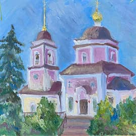 Никольский храм в деревне Дарьино