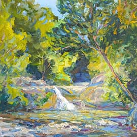 Водопад. Пленэр ZhNataly