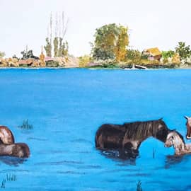 В полуденный зной