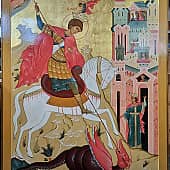 Иконостас Церкви Георгия Победоносца в Зеленограде. Москва. (1), художник Игорь Юрьевич Дрождин