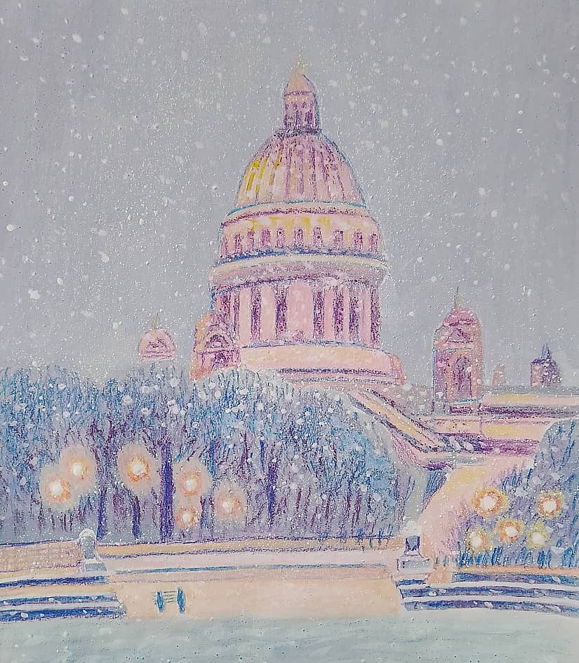 Зимний Исаакиевский собор