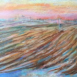 Поле. Апрель.