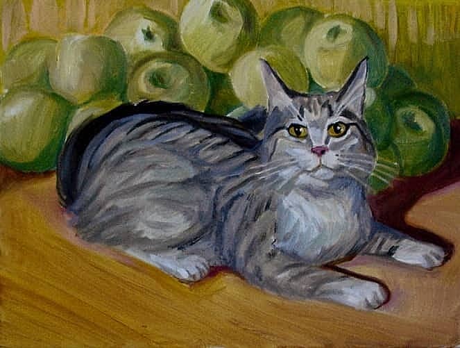 Барсюша. Охраняю урожай.