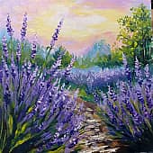 Лаванда у тропинки.