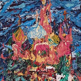 Картина Красивейший из храмов России Екатерина Лебедева художник