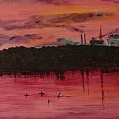 Вид с правого берега на ГРЭС