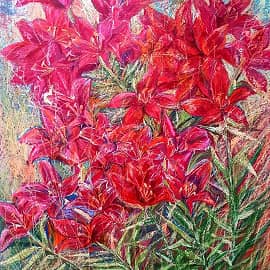 Лилии моего сада. Из серии " Райский сад"