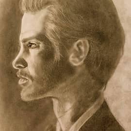 Профиль молодого человека