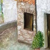 Прованский дворик (2), художник Марина Черотченко