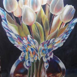 Белый букет.