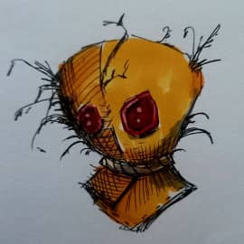 "Пугало" портрет.