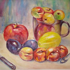 Летние фрукты.