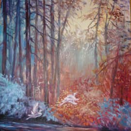 Туманный лес.