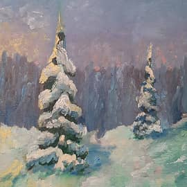 Зимний этюд